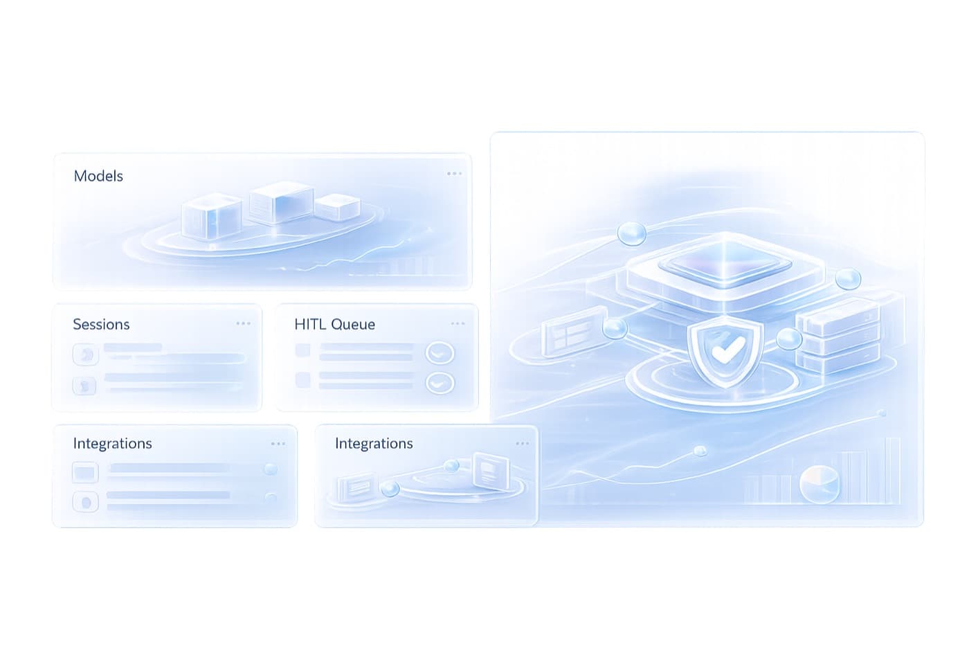 Control plane telemetry dashboard illustration